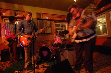 Nich Worby opened for the Superfantastics and Blue Heeler Sunday night at the Island Grill on Wolfe Island.