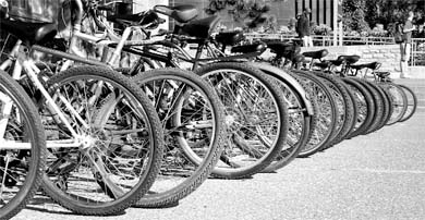 Nine bicycles have been stolen from Queen’s property in the past ten days.
