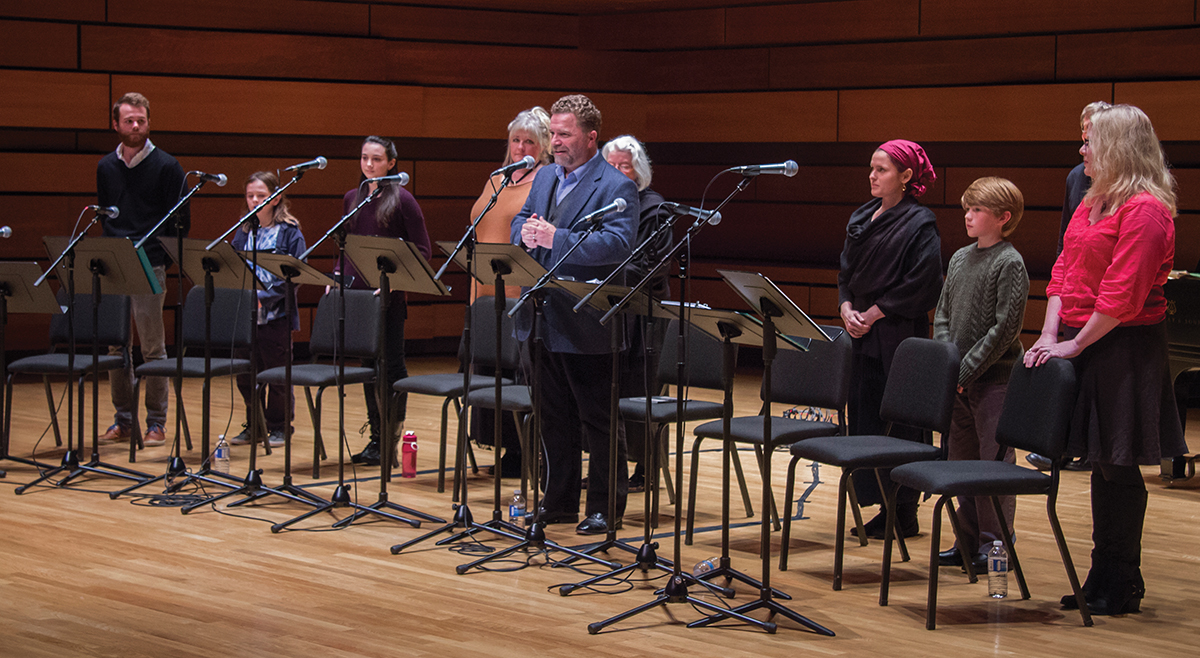 A dramatic reading of Roald Hoffman’s Something That Belongs to You at the Isabel Bader Centre for Performing Arts.