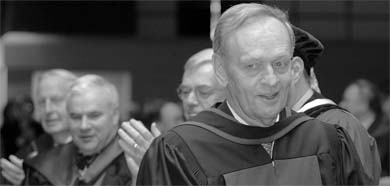 Former Prime Minister Jean Chrétien received an honorary doctorate from Queen’s on May 27.