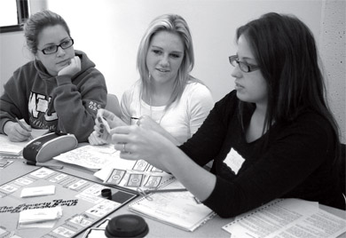 Twenty-five students participated in the “Poverty Game” on Oct. 21. Professor Margaret Little co-ordinated the event for her WMNS 241 class.