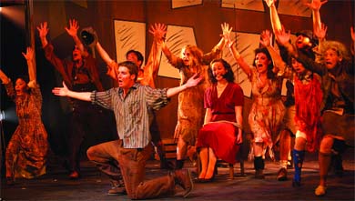 QMT packs a heavy punch with the edgy and deliciously jazzy Urinetown
