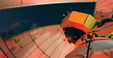 The telescope at the Queen’s Observatory has been at its current location on the roof of Ellis Hall since 1958. The observatory will next be open to the public on Saturday