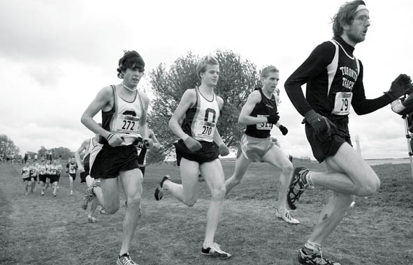 Braden Novakowski (L) and Robert Kitz set out on Saturday.