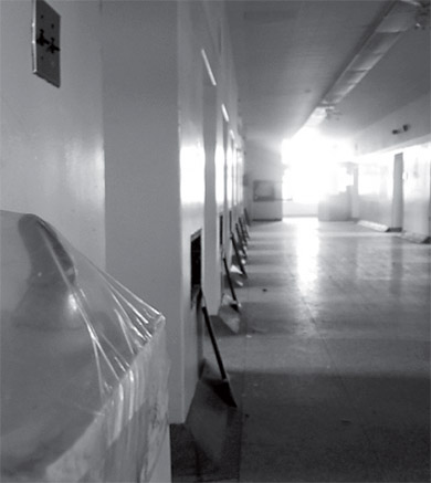 The wide hallways of Rockwood were designed for patients to socialize.