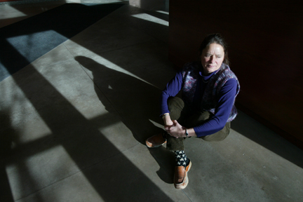 Union Gallery curator Jocelyn Purdie took her work home with her