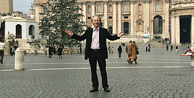 Bill Maher at St. Peter’s Basilica in Religulous
