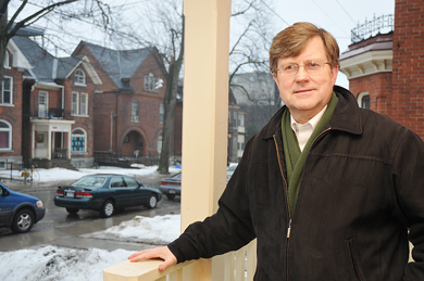 Acting Vice-Principal (Advancement) Sean Conway says his office has raised $15.3 million of the initial target of $130 million for the Queen’s Centre.
