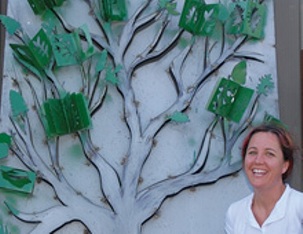 Local artist Rebecca Soudant