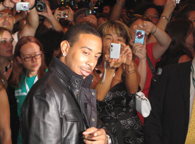 Ludacris charms the red carpet at the TIFF opening of RockNRolla
