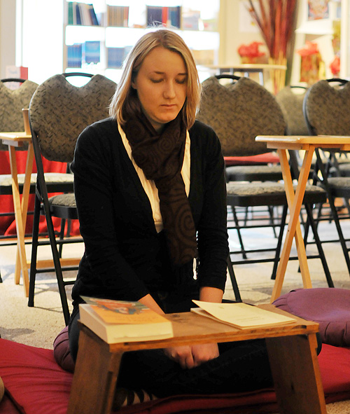 Journal Features Editor Emily Davies at the Kuluta Buddhist Centre on Wellington St.