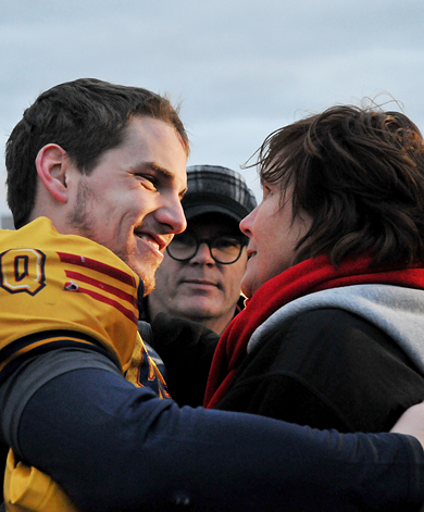 Gaels quarterback Danny Brannagan was the first pivot in CIS history to pass for 10