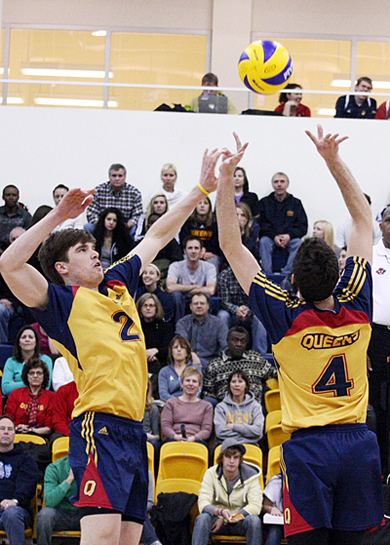 The men’s volleyball team came in fifth at the CIS Championships in Kamloops. It was their first time at nationals since the 2007 season.