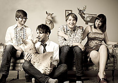 supplied Hot Panda embrace their animalistic instincts tonight at The Grad Club.