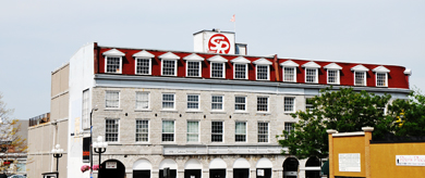 An empty building is all that remains of the S&R department store