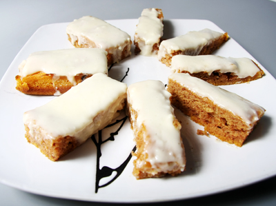 Pumpkin bars.