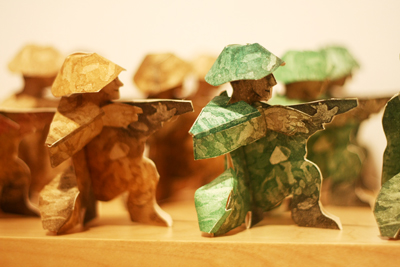 Complicating military history is a thread running through both artists’ work.