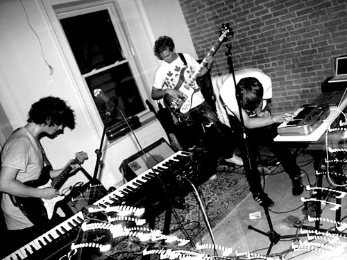 Glam-tinged trio Cherry Chapstick cite acts like Caribou and James Blake as the main impetus for their forray into electronic production.