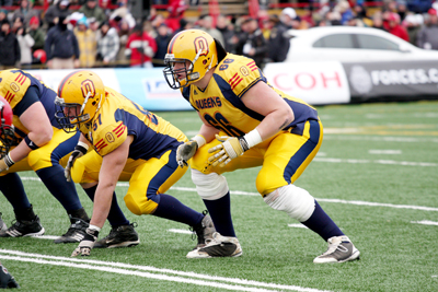 Offensive linesmen Matt O’Donnell was selected to participate in the Shrine Bowl.