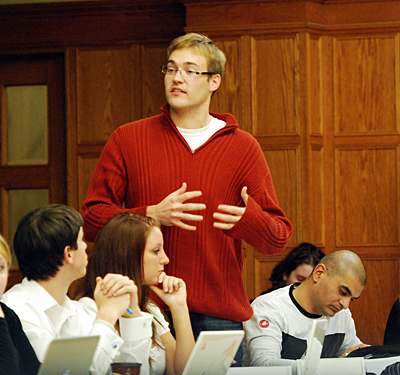 Rector Nick Day was the subject of much controversy after he sent a letter to Michael Ignatieff on the topic of Israeli Apartheid Week.