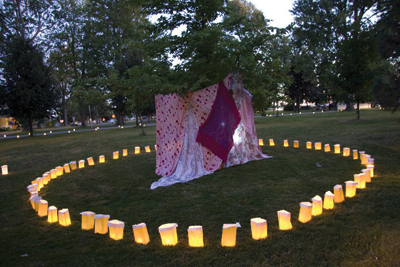 Through a directed choreography