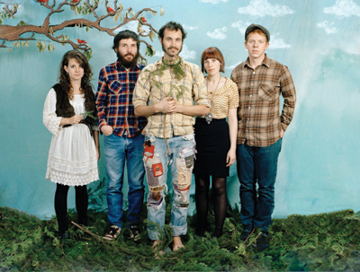 Kat Burns (second from right) turns up the heat with Forest City Lovers