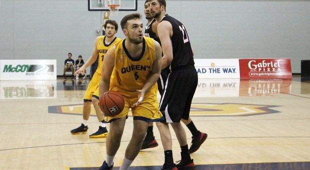 Mike Shoveller is third in the OUA this season in blocks with 32.