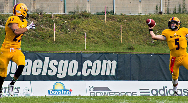 Quarterback Nate Hobbs and receiver Doug Corby connected on five passes for 143 yards in the victory.