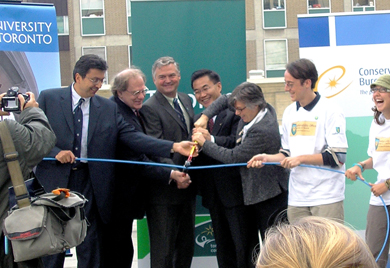 University of Toronto’s Rewire program wire-cutting opening ceremony in 2006.