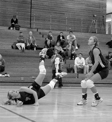 Women’s volleyball has displayed no lack of hustle thus far this year.