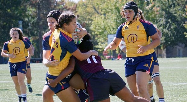 The women’s rugby team plays Guelph on Saturday for OUA gold.