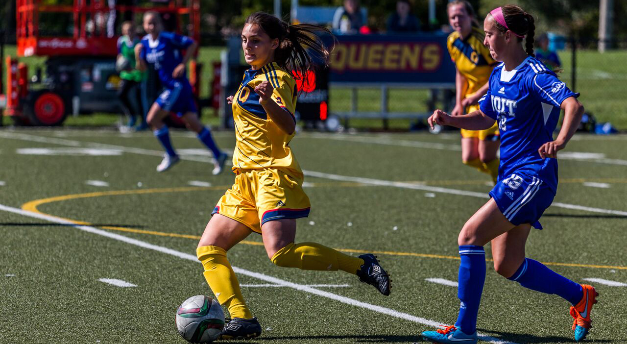Women's soccer earned a final four berth following 2-1 against Laurentian.