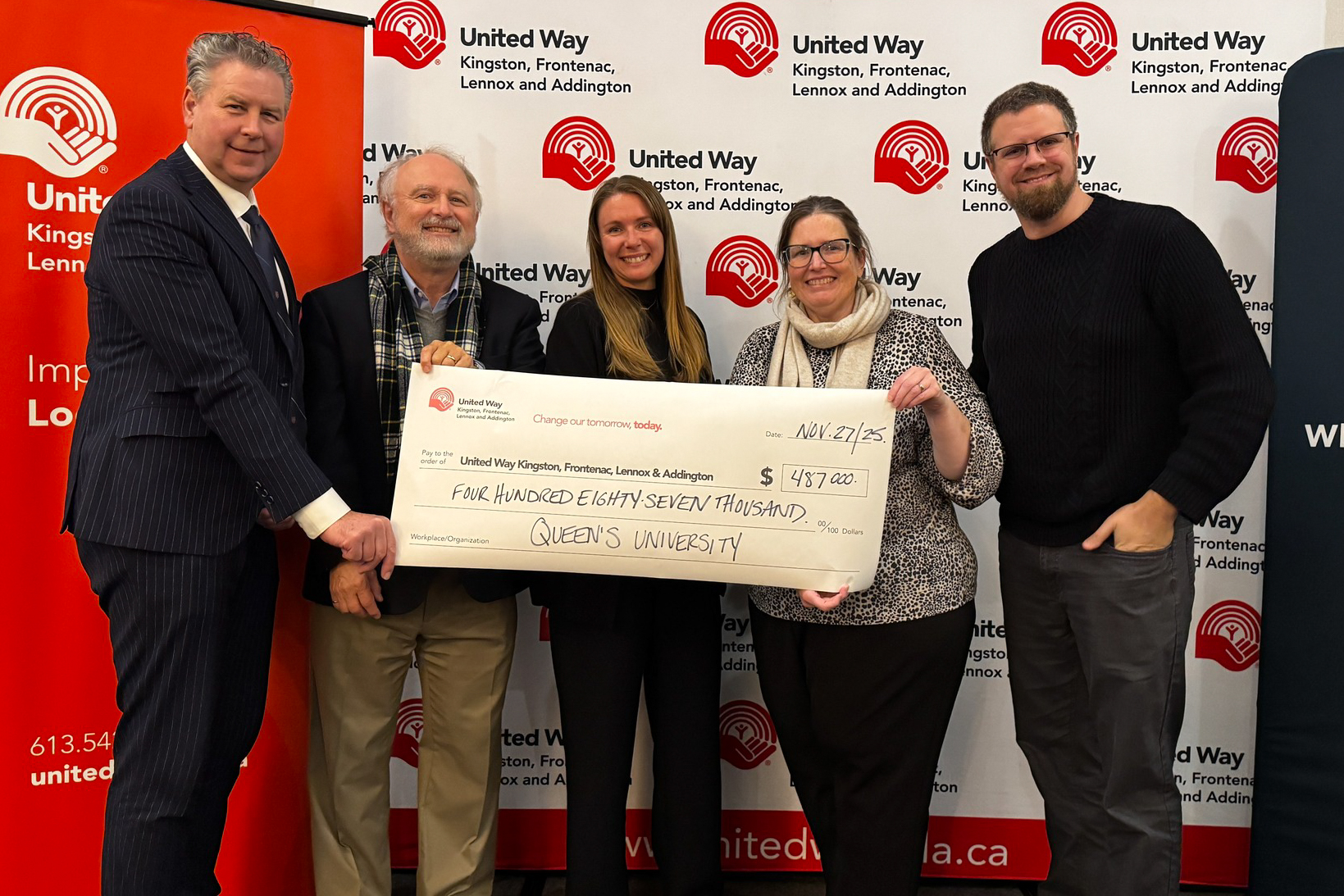 Queen’s surpasses fundraising goal, raising over $500,000 for United Way