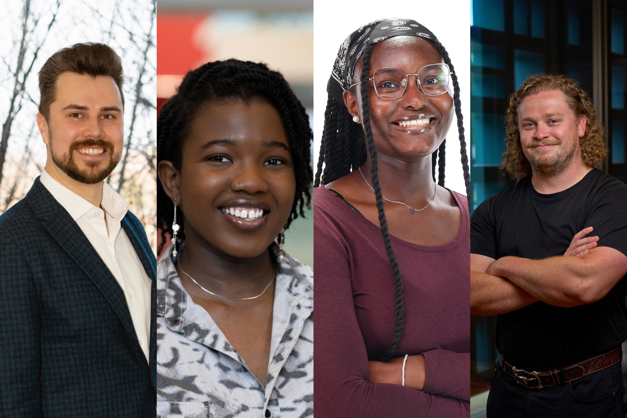 Four new students welcomed into the Tri-Colour society for outstanding contributions