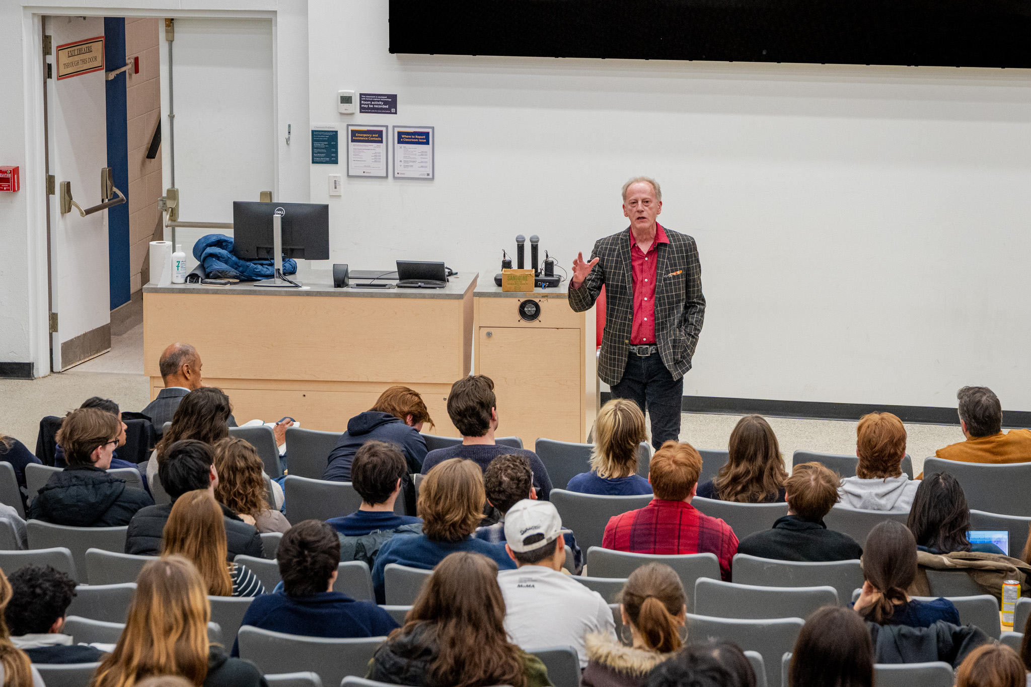 At his final lecture, Wayne Cox says the future of International Studies is in students